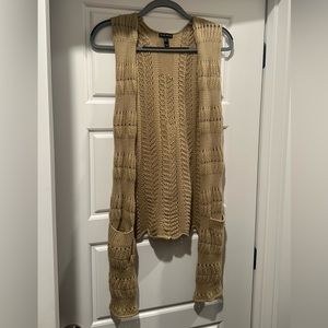 FANG Tan Sweater Vest